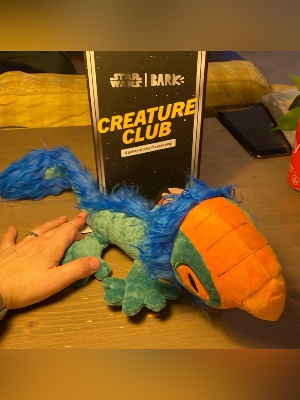 Bark Star Wars Creature Club Bone-A-Fide Boga Plush Dog Toy